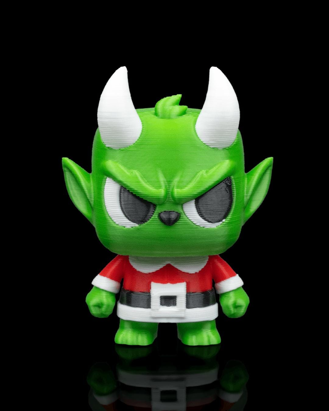 3D Printed Anty Grinch Figurine With Gift Box Home Holiday Fun - Etsy