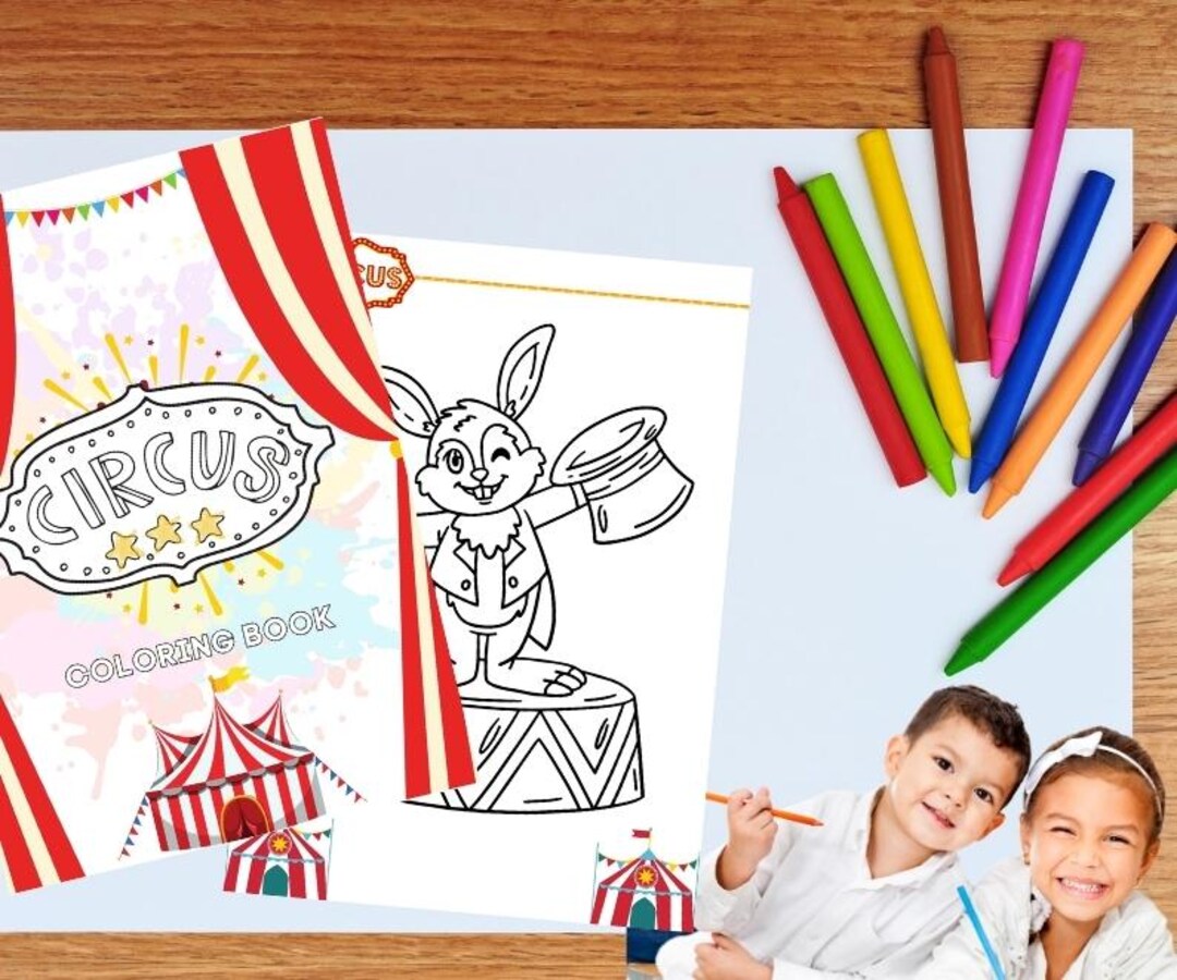 Circus Coloring Pages for Kids - Printable Activity Sheets for Home ...