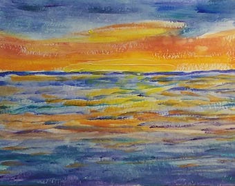 Tramonto audace sull'acqua