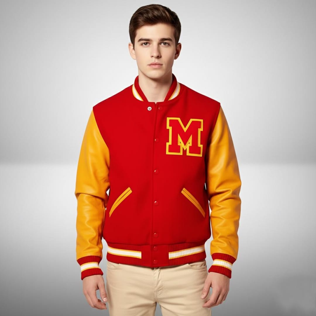 MJ Thriller Letterman Michael Jackson Varsity Bomber Retro Jacket