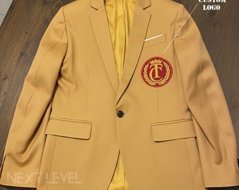 Men's Gold Golf Jacket Winner's Coat | Blazer Golf Halloween Costume | Happy Gilmore