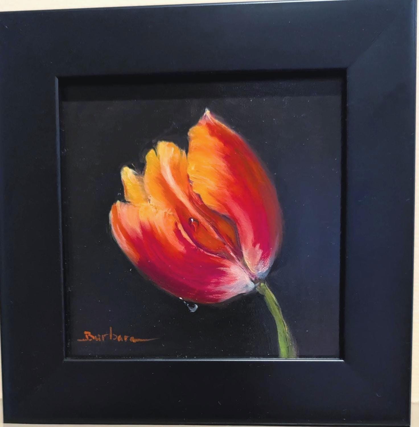 Small original tulip oil painting - Etsy 日本