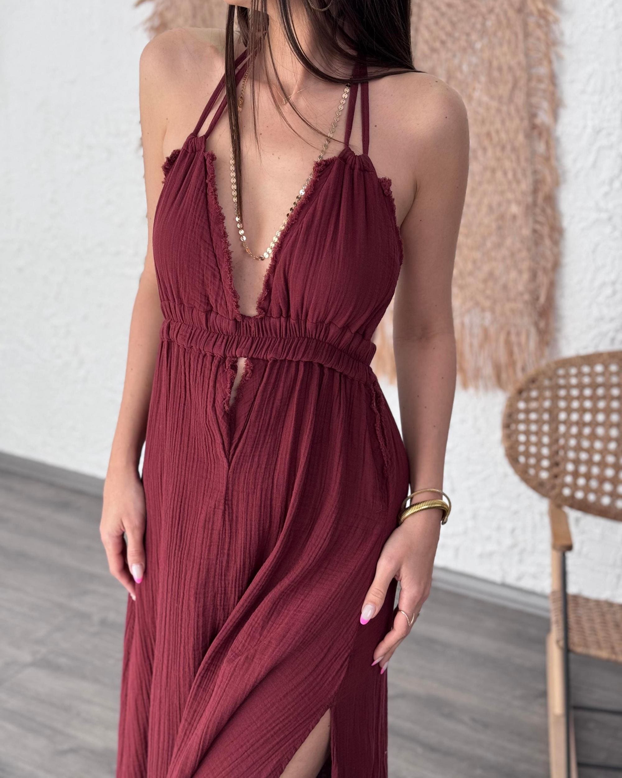 Grecian Backless Dress - Etsy