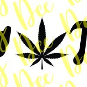 May include: Black silhouette of a chicken, a marijuana leaf, and the mathematical symbol pi.