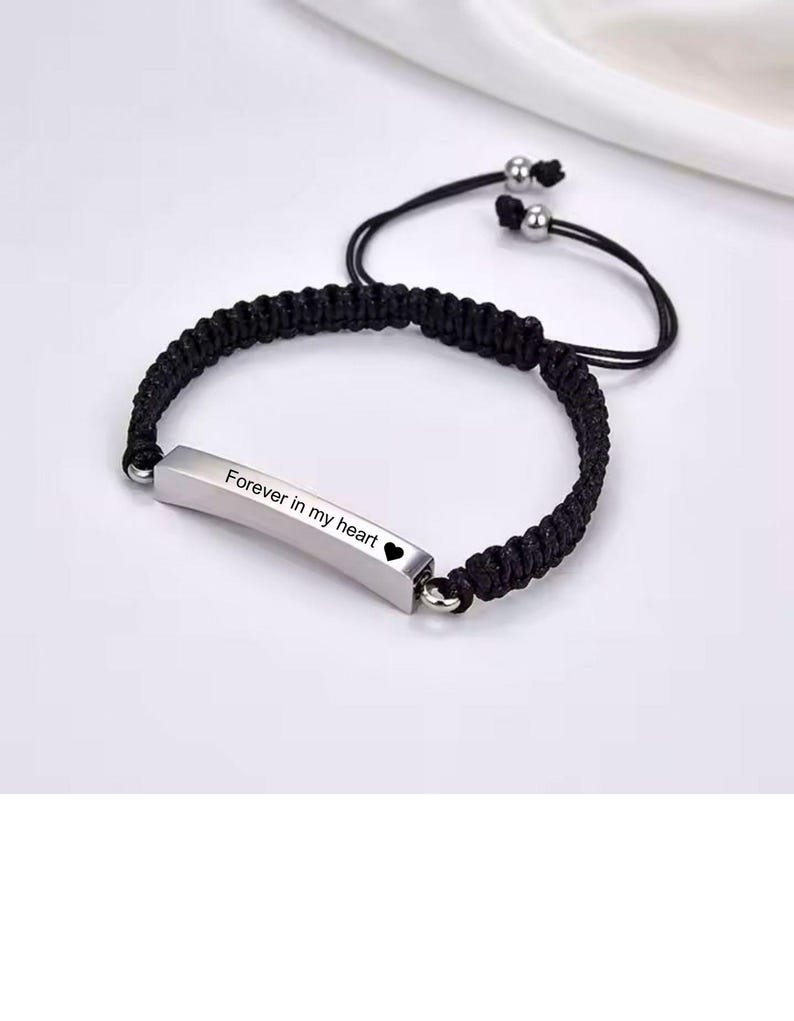 Adjustable memorial bracelet; Urn Jewelry; Cremation Jewelry; Customizable Bracelet Urn Keepsake; Urn Bracelet for Human or Pet Ashes Silver