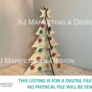 DIGITAL FILE Hershey Kiss Christmas Tree Kit | Glowforge | Omtech | Digital Laser Cut SVG File | Home Decor | Holidays | Candy