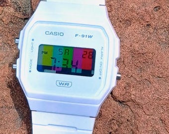 TV error screen Casio F91w Mod