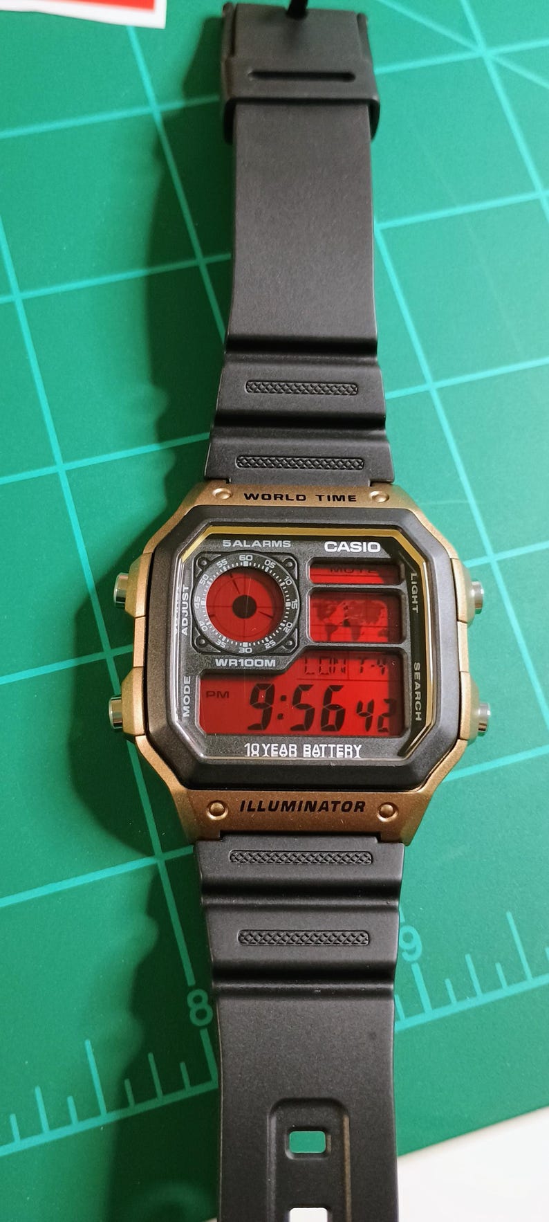 Orologio Casio AE1200 modificato personalizzato immagine 9