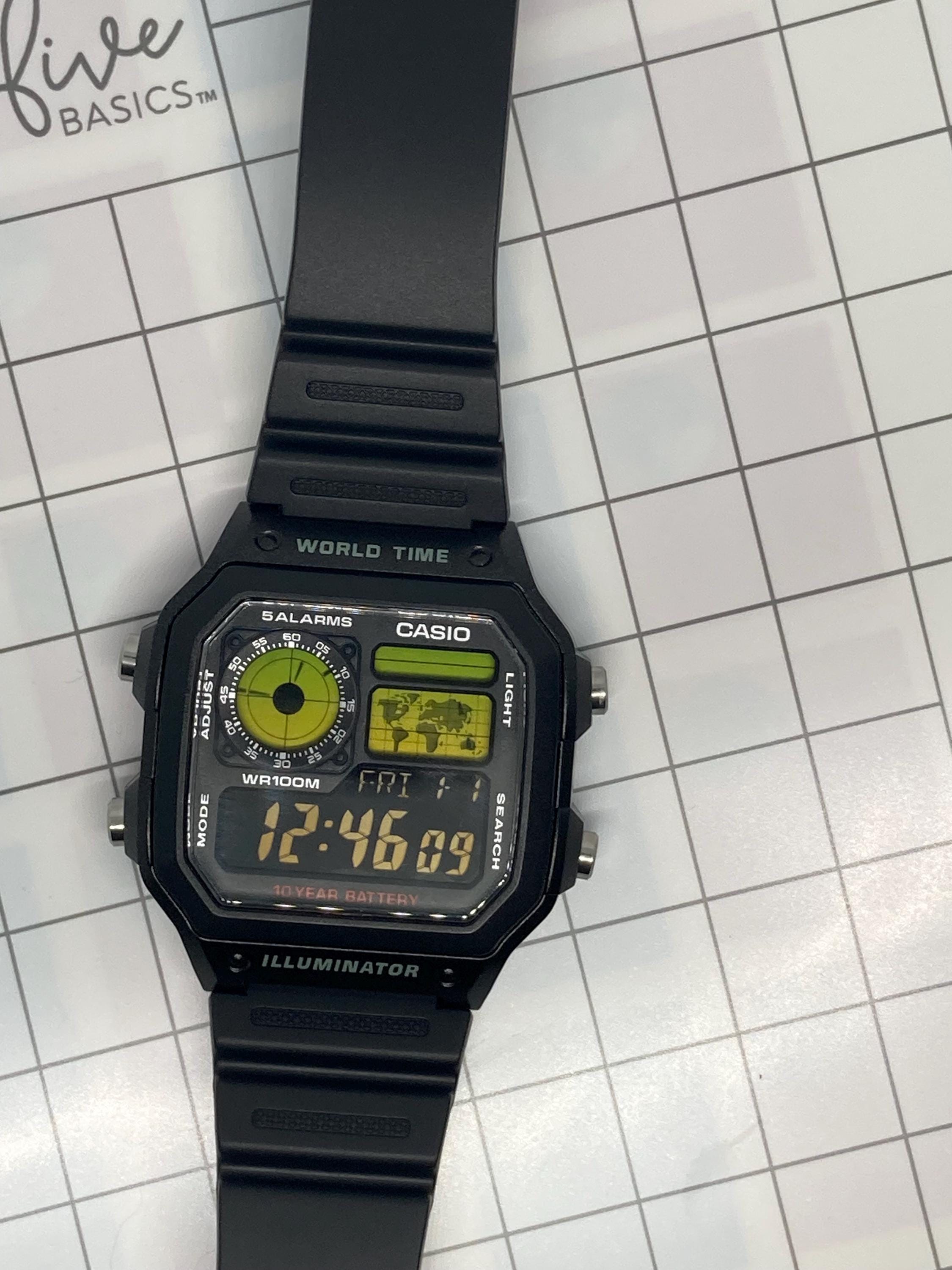 Custom Casio AE1200 Modified Watch - Etsy