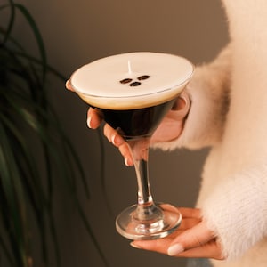 Espresso Martini Candle-Candle-Alcohol Candle-Candle-Martini Lovers-Espresso Lovers-Adorable Candle-Martinis-Coffee Scented