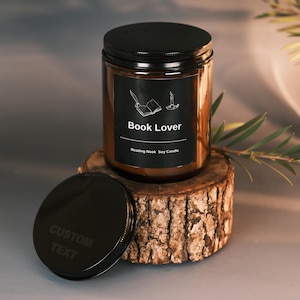 Personalized Old Bookshop Candle-Book Lovers Candles-Smells Like Books-Smells Like Books-Library Candles-Bookish Candles-Bookish Candles