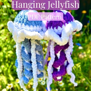 Hanging Jellyfish Crochet PDF PATTERN | Easy Crochet Pattern