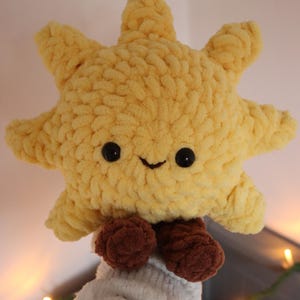Handmade Jellycat crochet sun plushie