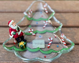 Gorham Winter Follies Christmas Tree Candy Dish