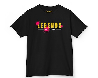 Maglietta per bambini Legends con effetto schizzi al neon / Testo personalizzato in verticale sul retro