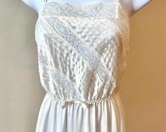 Camicia da notte lunga in nylon Henson Kickernick, taglia 34, S/M