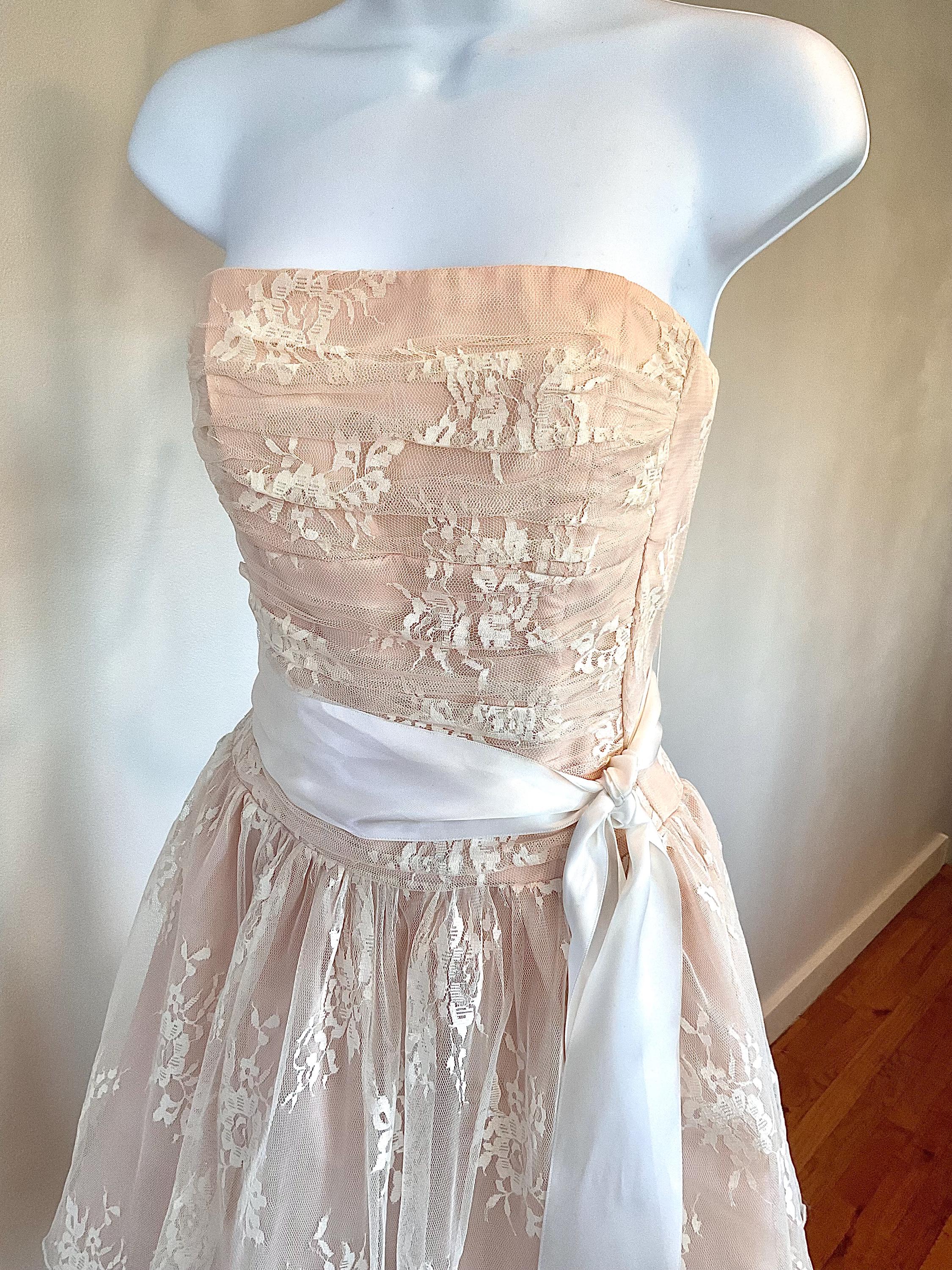 high neck a line dress Elegant High Neck Long Sleeve A-Line Wedding Dress EU44