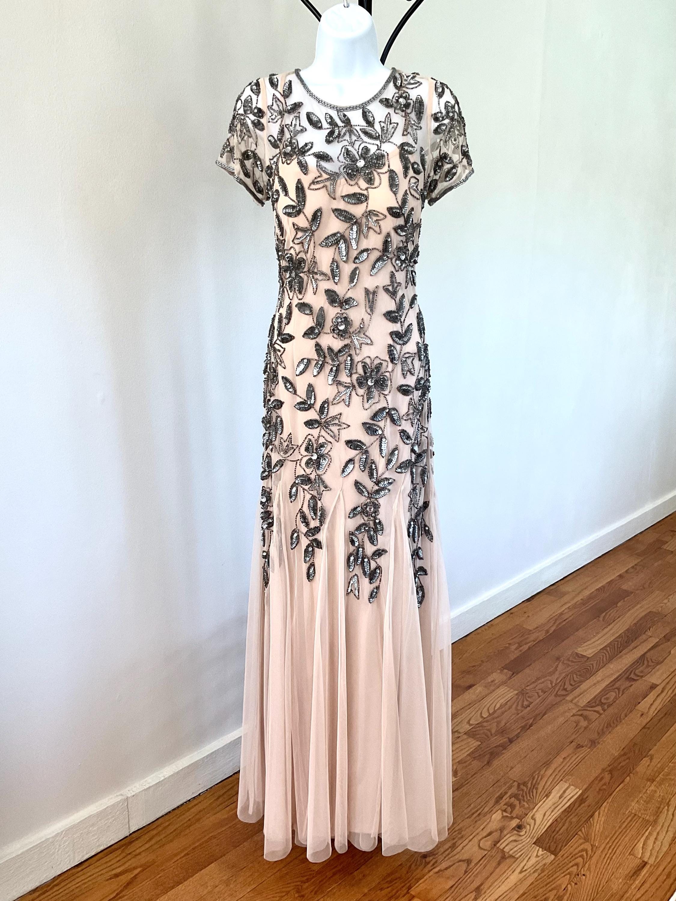 Beaded Adrianna Papell - Etsy