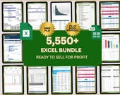 5550+ Excel Templates: PLR MRR Reseller Spreadsheet Bundle (Digital Download)