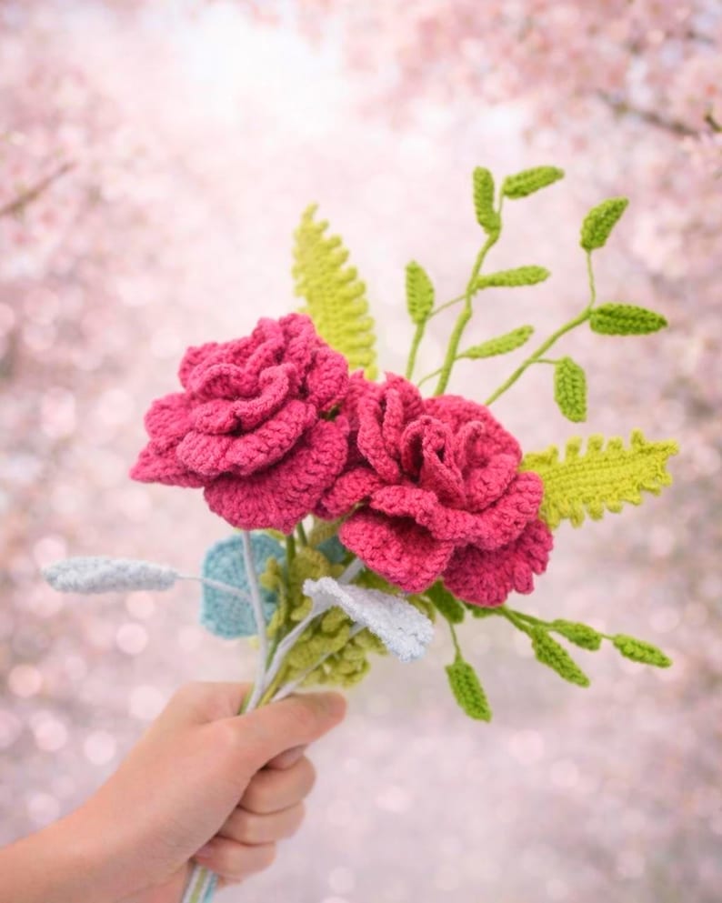 1500+ Flower Crochet PATTERN WHOLE SHOP Bundle Bouquet Amigurumi Rose Daffodil Daisy Wedding Bride Spring Summer Sympathy Teacher Easter Mom image 17