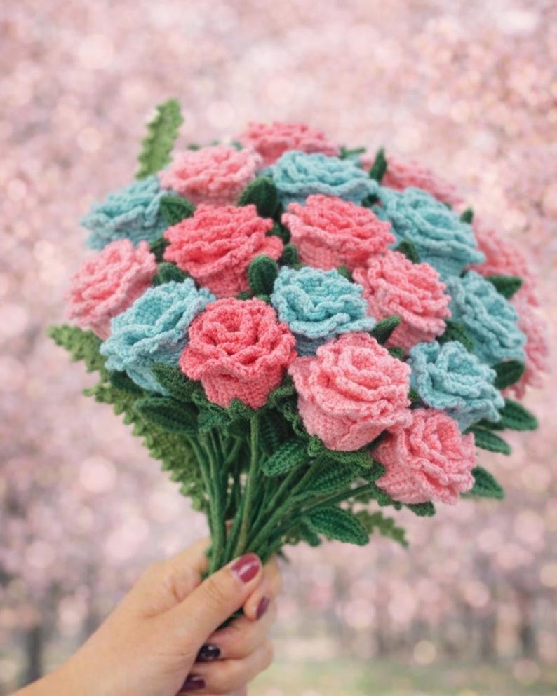 1500+ Flower Crochet PATTERN WHOLE SHOP Bundle Bouquet Amigurumi Rose Daffodil Daisy Wedding Bride Spring Summer Sympathy Teacher Easter Mom image 20