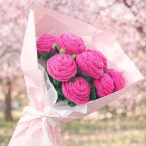 1500+ Pages Flower Bouquet Crochet PATTERN Bundle Wedding Easter Spring Summer Eternal Teacher Mom Gift Love DIY Floral Amigurumi Home Rose image 18