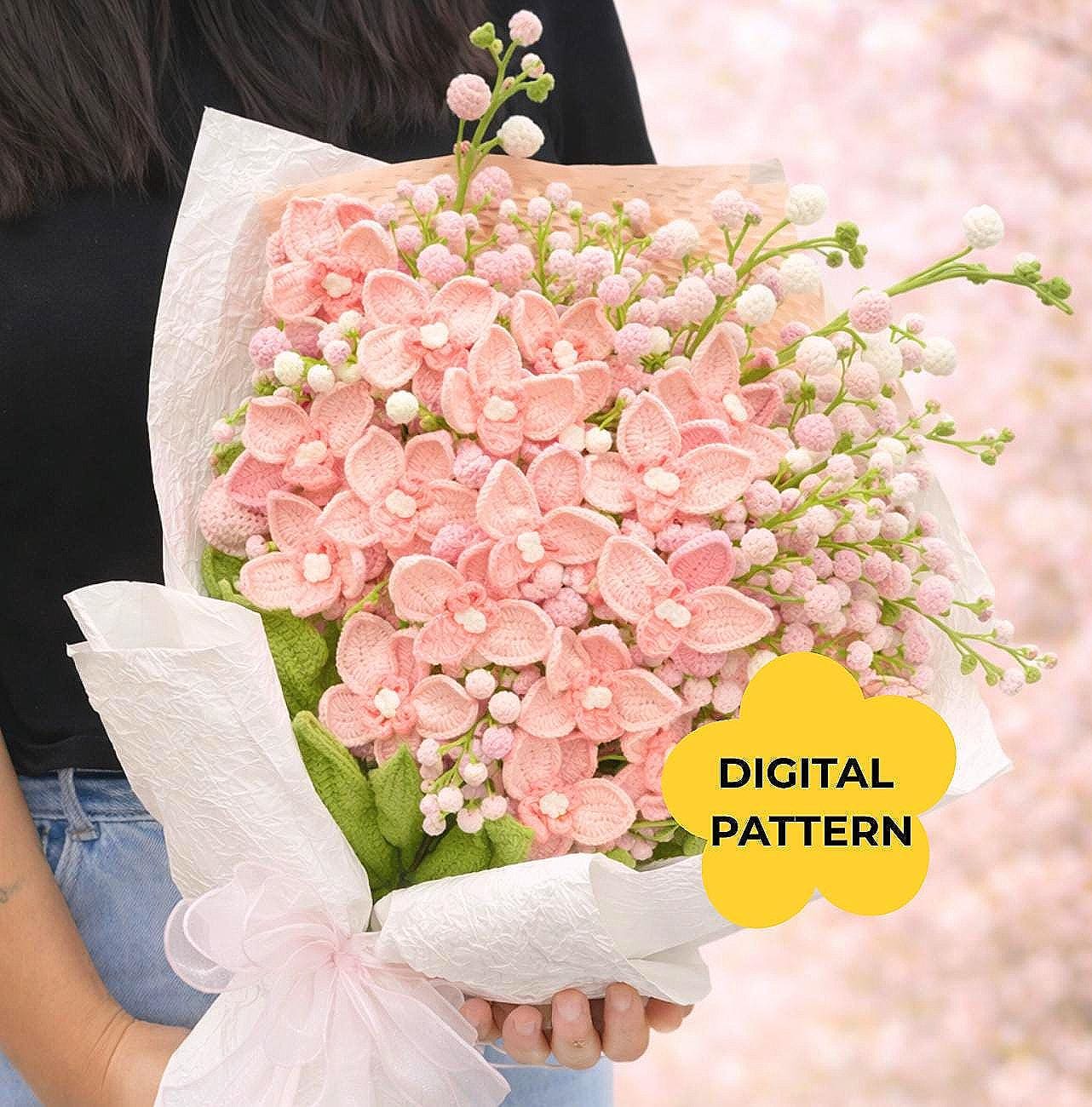 30 Orchid Crochet Patterns to Stitch Elegant Blooms for Home Decor and Gifts 10 Beginner-Friendly Orchid Bouquet Pattern