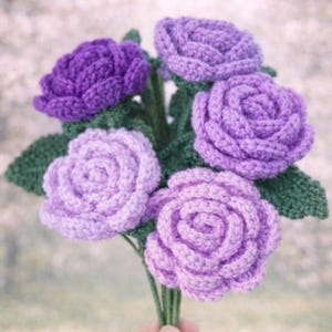 1500+ Flower Crochet PATTERN WHOLE SHOP Bundle Bouquet Amigurumi Rose Daffodil Daisy Wedding Bride Spring Summer Sympathy Teacher Easter Mom image 14
