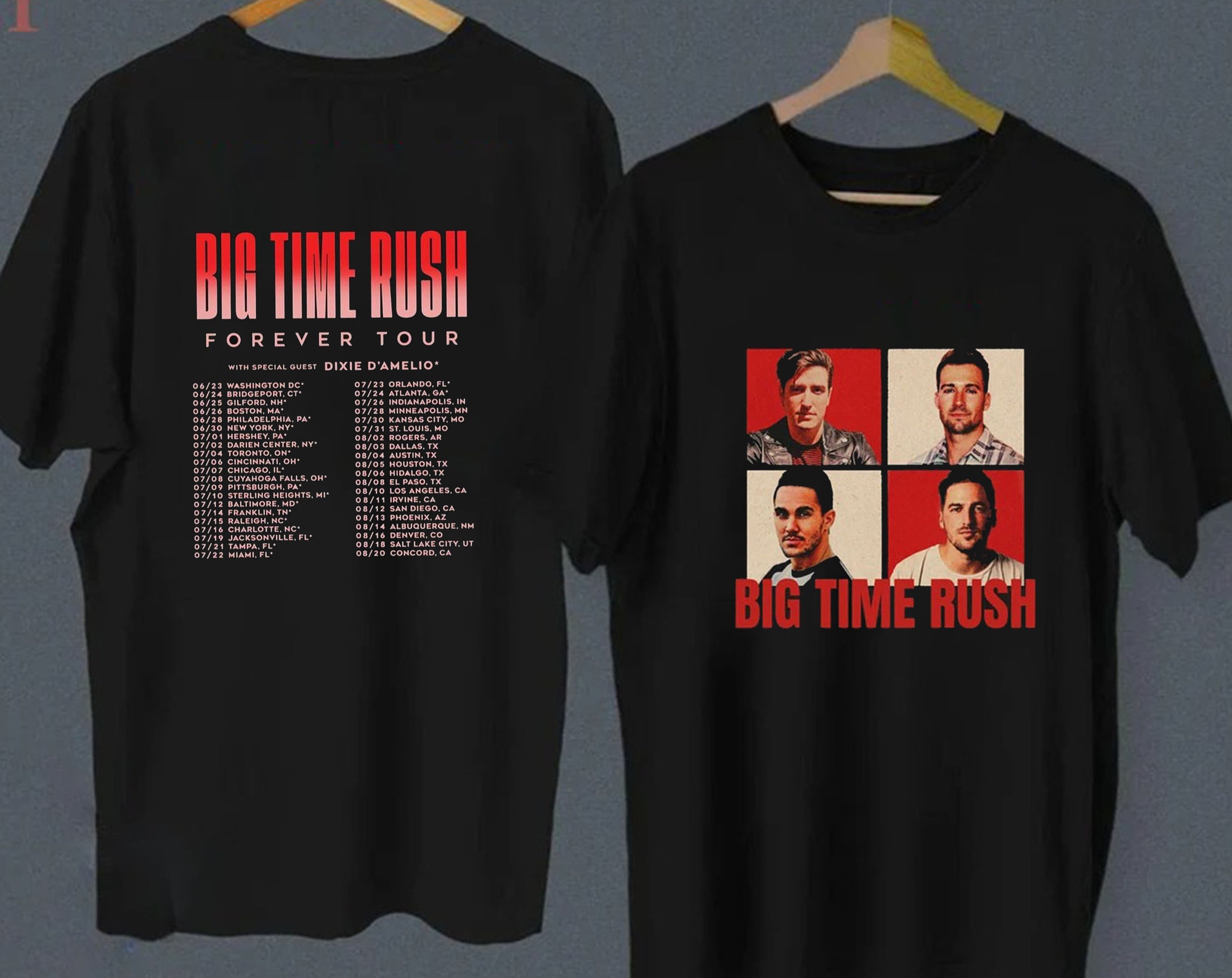 Big Time Rush Forever Tour 2022 Shirt