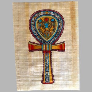 Unique Papyrus Ancient Egyptian Art | Certified Papyrus | Different Designs & Colors | 32x22cm | Hand-Made in Egypt