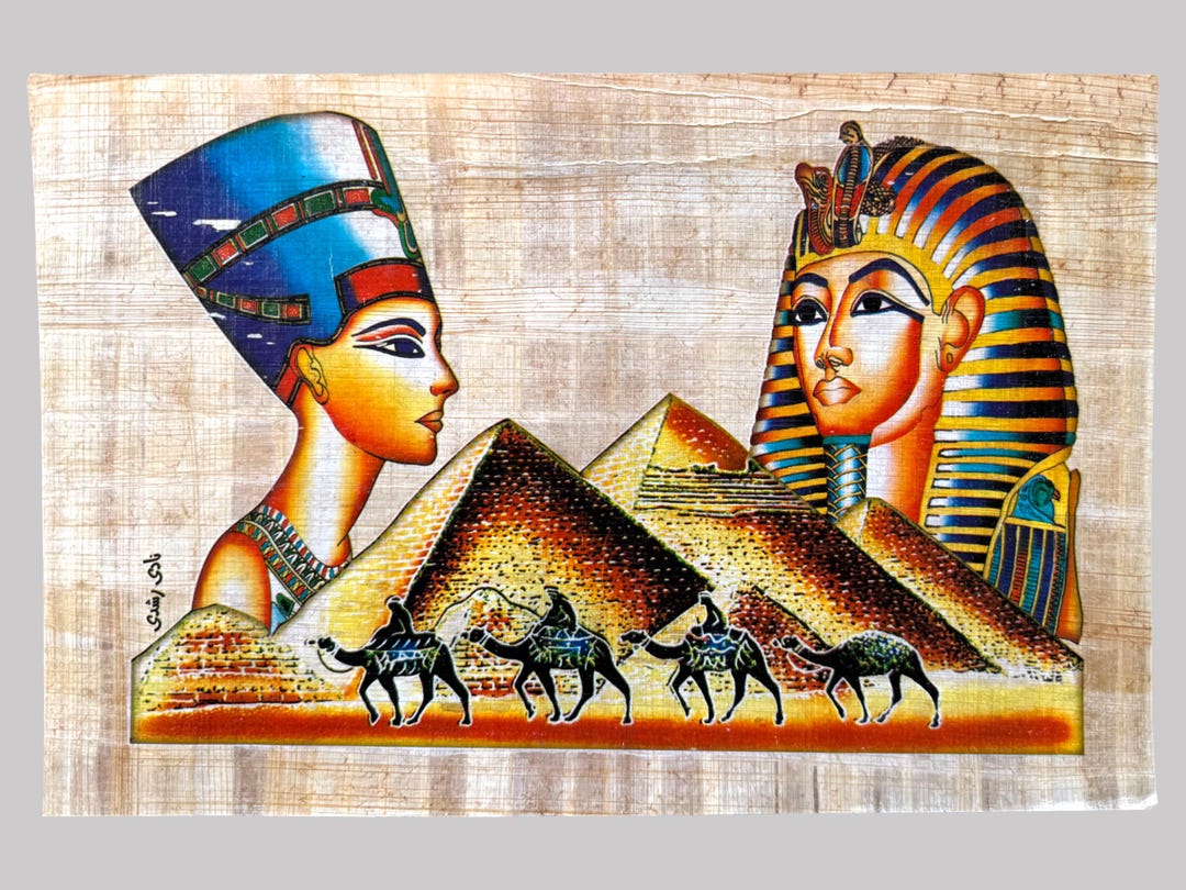 Unique Papyrus Ancient Egyptian Art | Certified Papyrus | Different ...