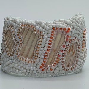 White Seashell Windows Cuff