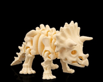 Triceratops Skeleton Toy