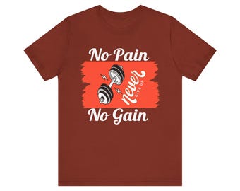No Pain No Gain Kids T-shirt - Etsy