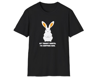 My tummy Hurts T Shirt, My Tummy Hurts Tee, My Tummy Hurts TShirt, My Tummy Hurts Shirt, Rabbit Shirt, Bunny Shirt, Funny Bunny Shirt.