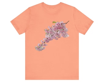 Cherry Blossom Tee, Sakura Shirt for Women, Pink Japan Tshirt Gift, Japanese Cherry Blossoms tee, Japanese Sakura Cherry Blossom Top.