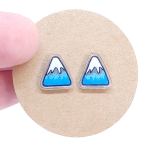 Little Mountains | Stud Earrings | Hypoallergenic Titanium Posts