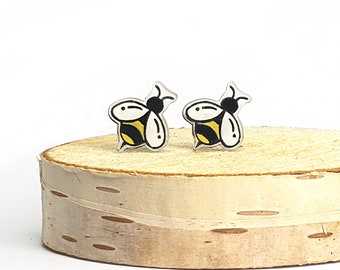 Little Bees | Stud Earrings | Hypoallergenic