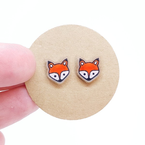Little Foxes | Stud Earrings | Hypoallergenic