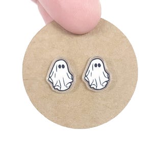 Little Ghosts | Stud Earrings | Hypoallergenic Titanium Posts