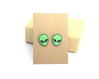 Little Aliens | Stud Earrings | Hypoallergenic