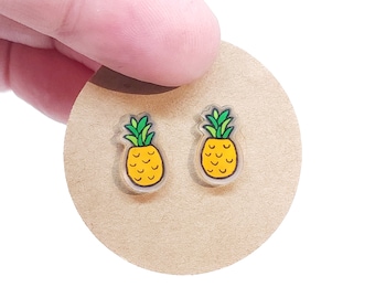 Little Pineapples | Stud Earrings | Hypoallergenic