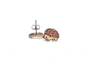 Little Hedgehogs | Stud Earrings | Hypoallergenic
