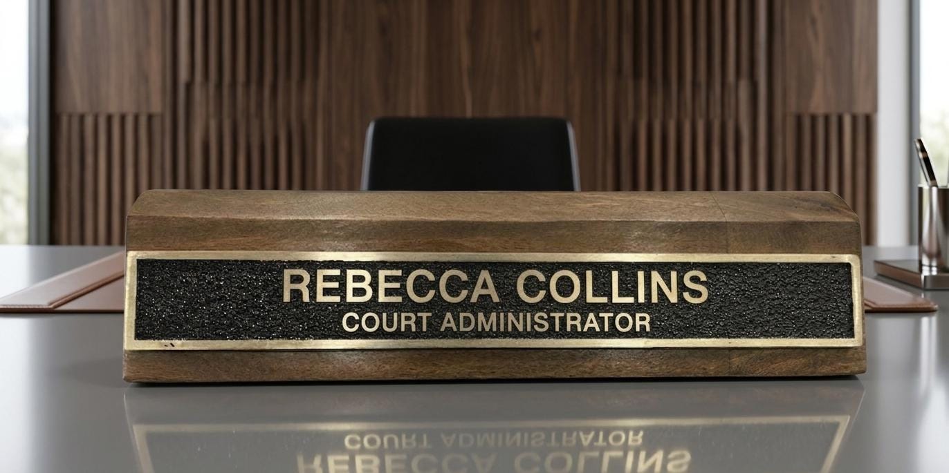 Custom Lawyer Desk Name Plate, Judge Desk Plaque, Judicial Nameplate - Etsy