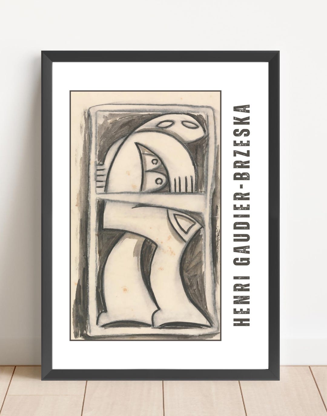 Modern Abstract Art Female Nude Vintage Art Digital Print Surreal