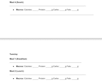 Weekly Meal Planner