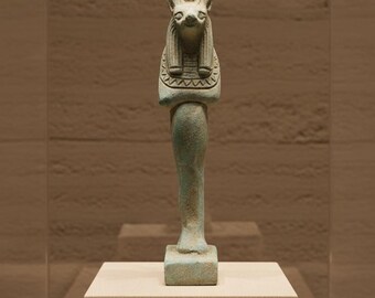 Ancient Egyptian God Anubis Statue: Jackal Guardian of the Afterlife, Rare Pharaonic Antiquities B.C