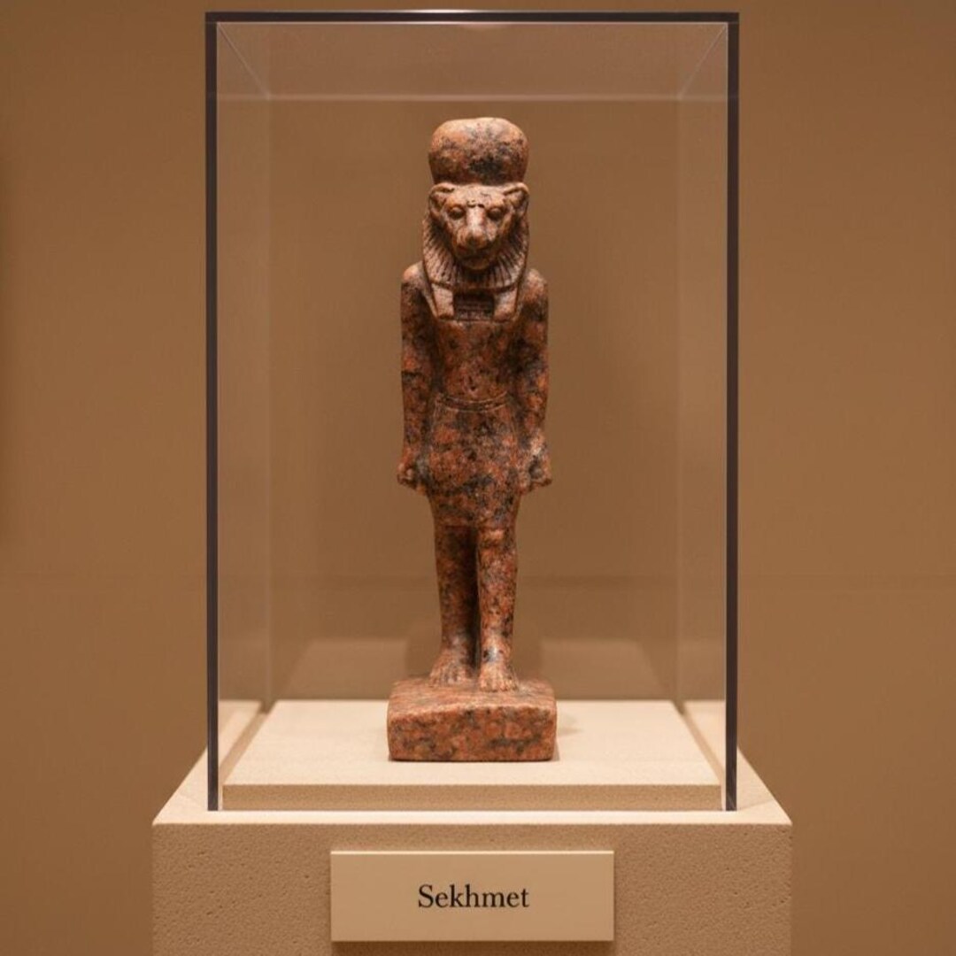 Ancient Egyptian Sekhmet Statue: the Lioness Goddess of Solar Power ...