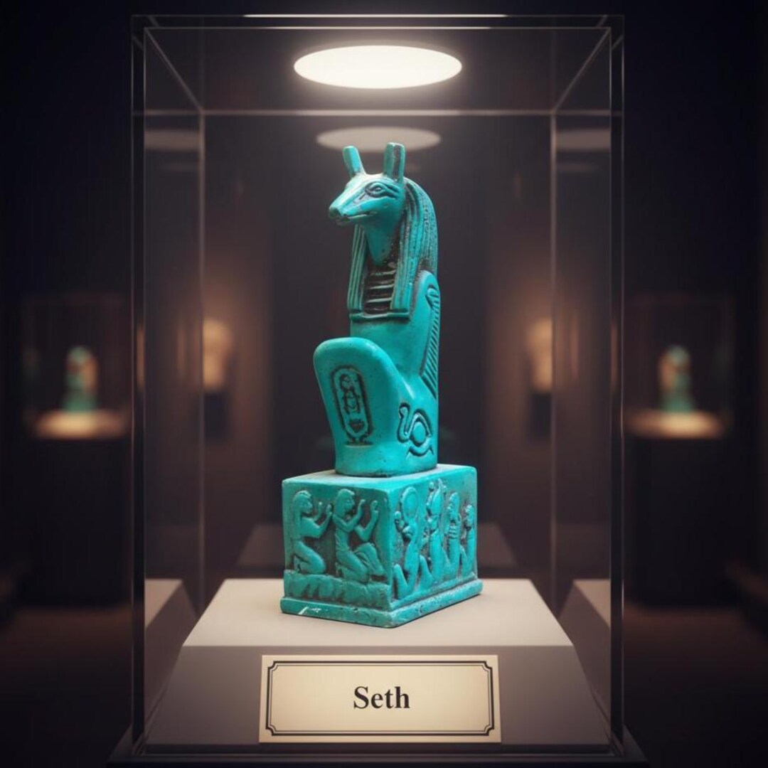 Ancient Egyptian Seth Statue: God of Chaos, Rare Pharaonic Antiquities ...