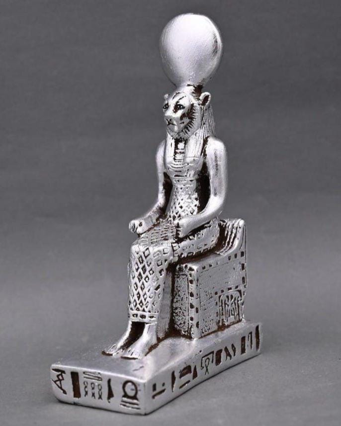 Ancient Egyptian Sekhmet Statue: Lioness Goddess of War, Rare Pharaonic ...